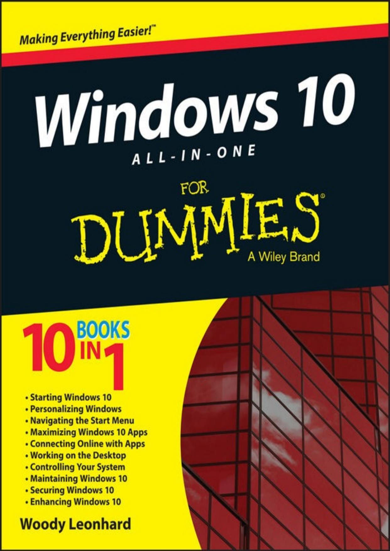 Windows 10 All-in-One For Dummies by Woody Leonhard