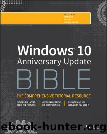 Windows 10 Anniversary Update Bible by unknow