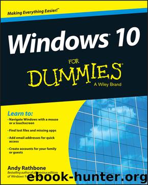 Windows 10 For Dummies P by Rathbone