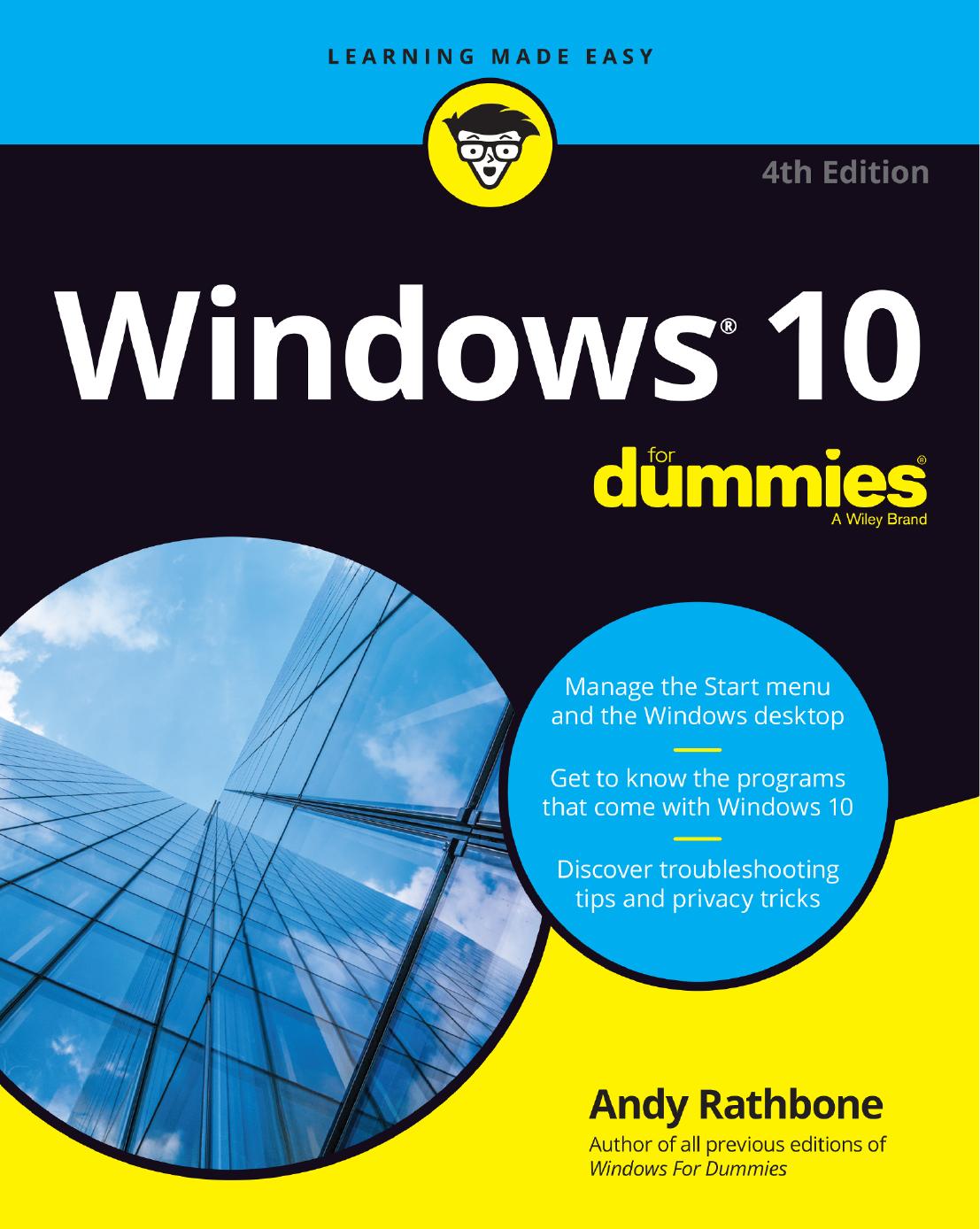 Windows 10 For Dummies by Andy Rathbone