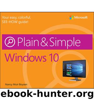 Windows 10 Plain & Simple by Nancy Muir Boysen
