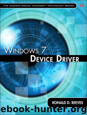 Windows 7 Device Driver (Dmitriy Lekomtsev's Library) by Ronald D. Reeves Ph.D