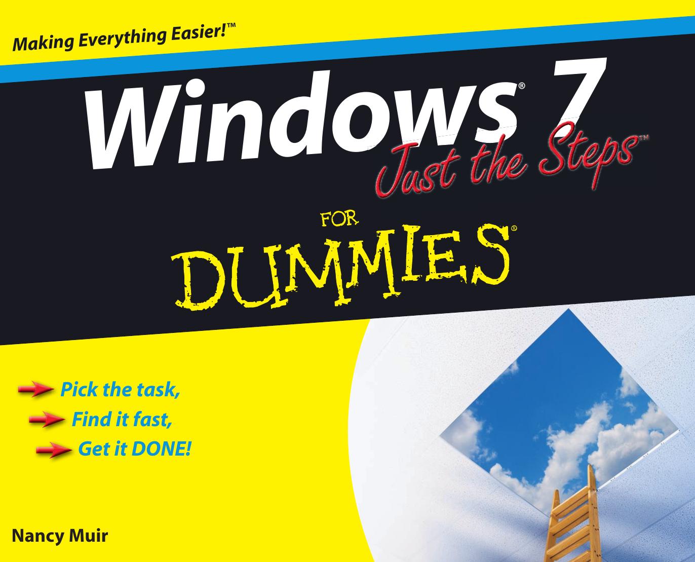 Windows 7 Just the Steps for Dummies (2009) by Unknown