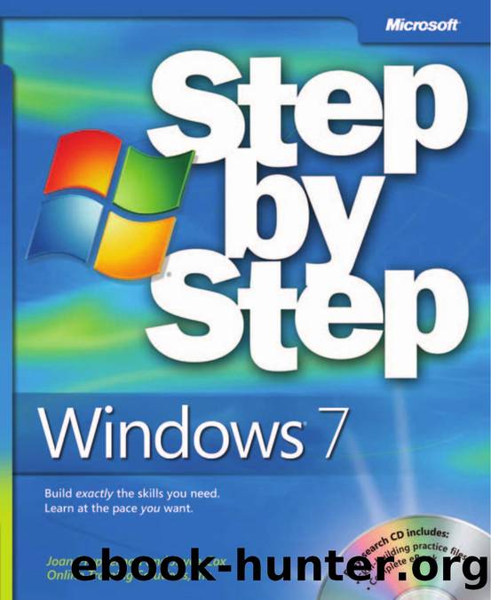 Windows 7 Step by Step by Joan Preppernau and Joyce Cox Online Training Solutions Inc