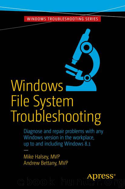 Windows File System Troubleshooting by Andrew Bettany & Mike Halsey
