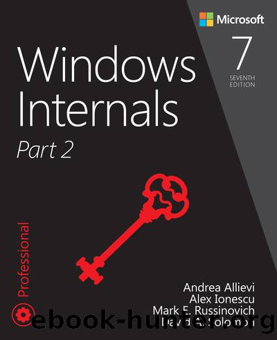 Windows Internals, Part 2 by Andrea Allievi;Alex Ionescu;Mark E. Russinovich;David A. Solomon;
