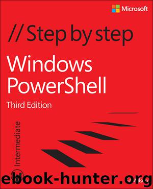 Windows PowerShell Step by Step, Third Edition by Ed Wilson