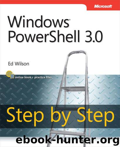 Windows PowerShell™ 3.0 Step by Step