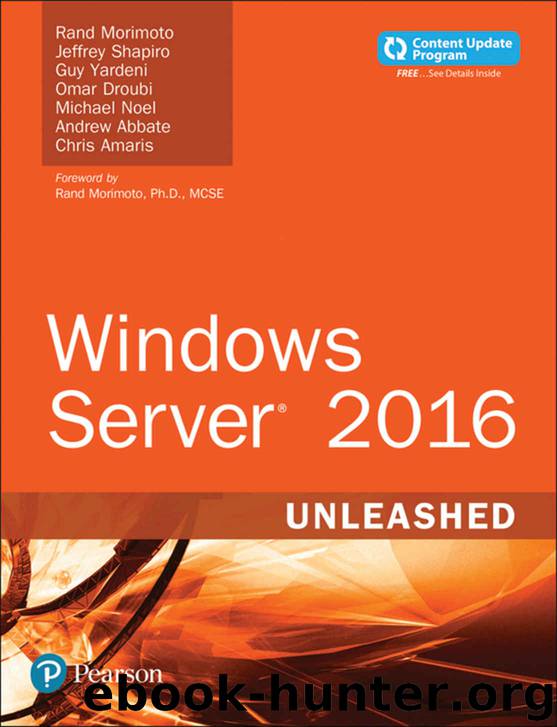 Windows Server 2016 Unleashed (includes Content Update Program) by unknow