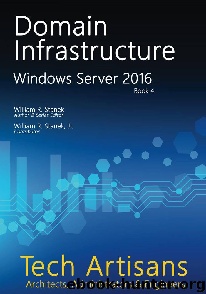 Windows Server 2016: Domain Infrastructure by William Stanek