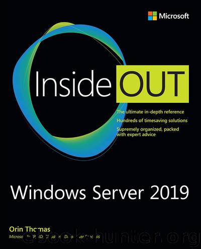 Windows Server 2019 Inside Out by Orin Thomas