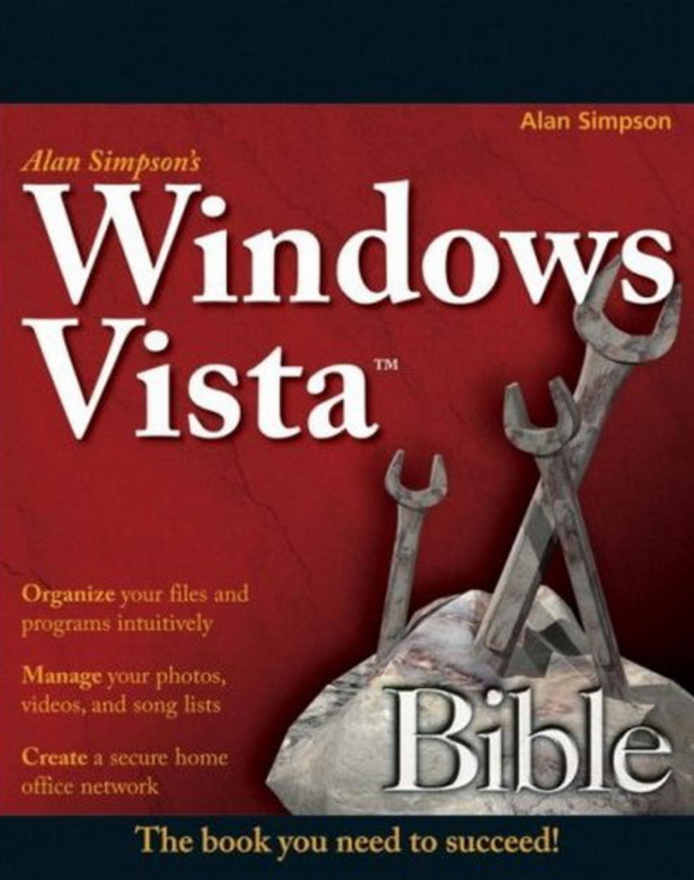 Windows Vista Bible by Unknown