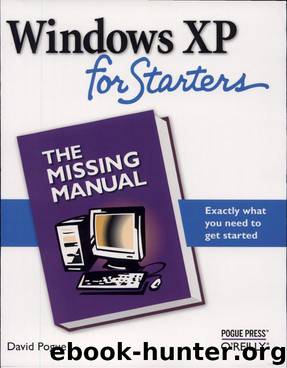 Windows XP for Starters Missing Manual by David Pogue