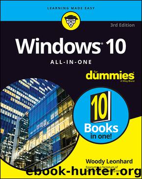 Windows® 10 All-in-One For Dummies® by Woody Leonhard