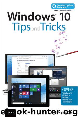 Windows® 10 Tips and Tricks by Hart-Davis Guy