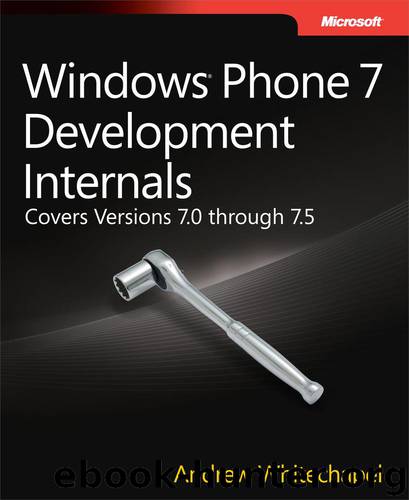 Windows® Phone 7 Development Internals by Andrew Whitechapel