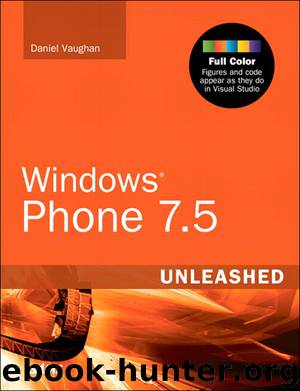 Windows® Phone 7.5 Unleashed (Tim Cox's Library) by Daniel Vaughan