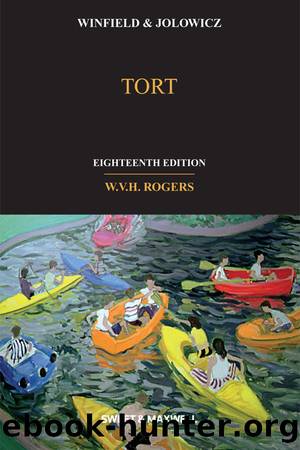 Winfield & Jolowicz on Tort, 18e by WVH Rogers