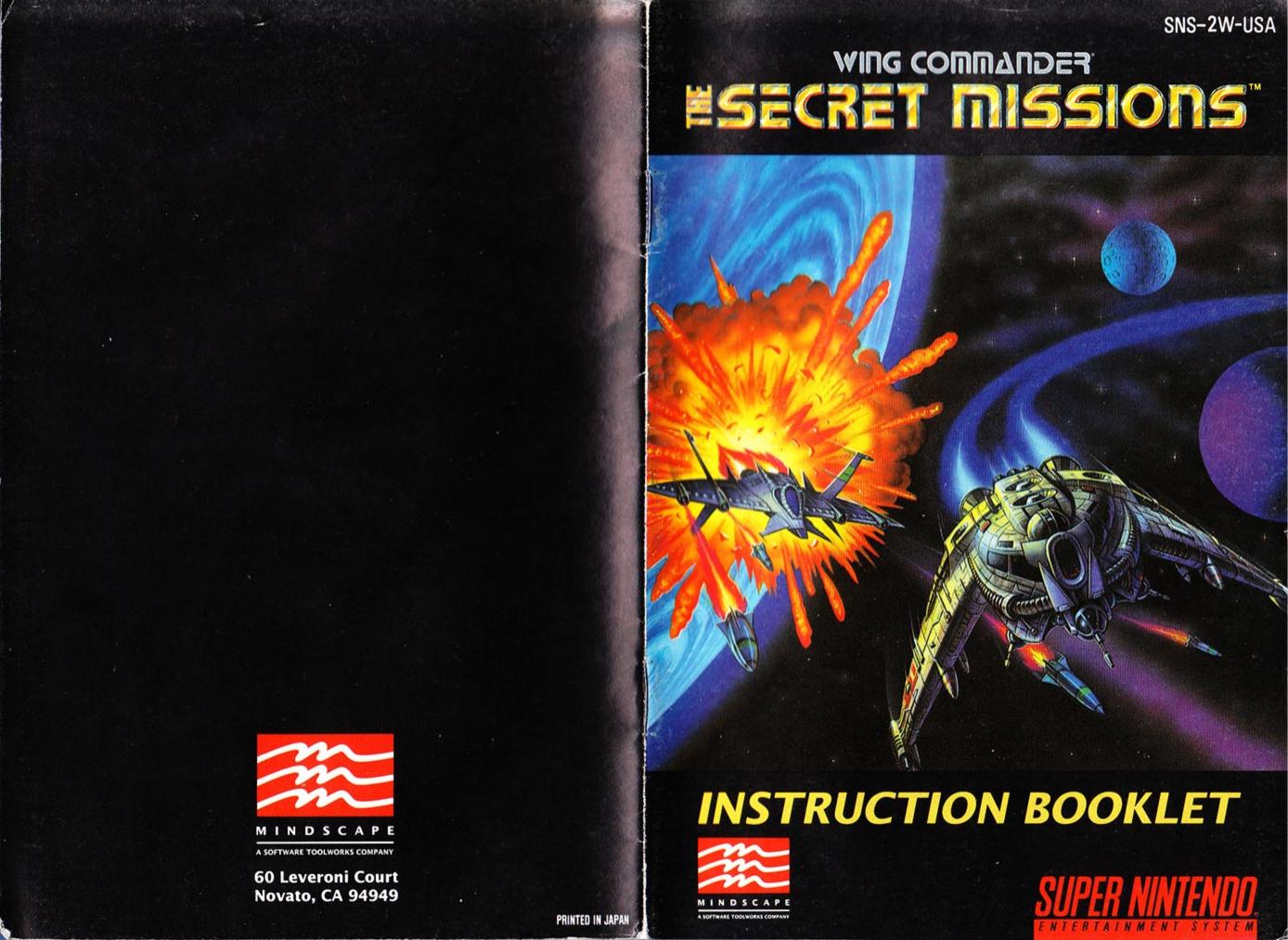 Wing Commander: The Secret Missions Manual (SNES) by superfly