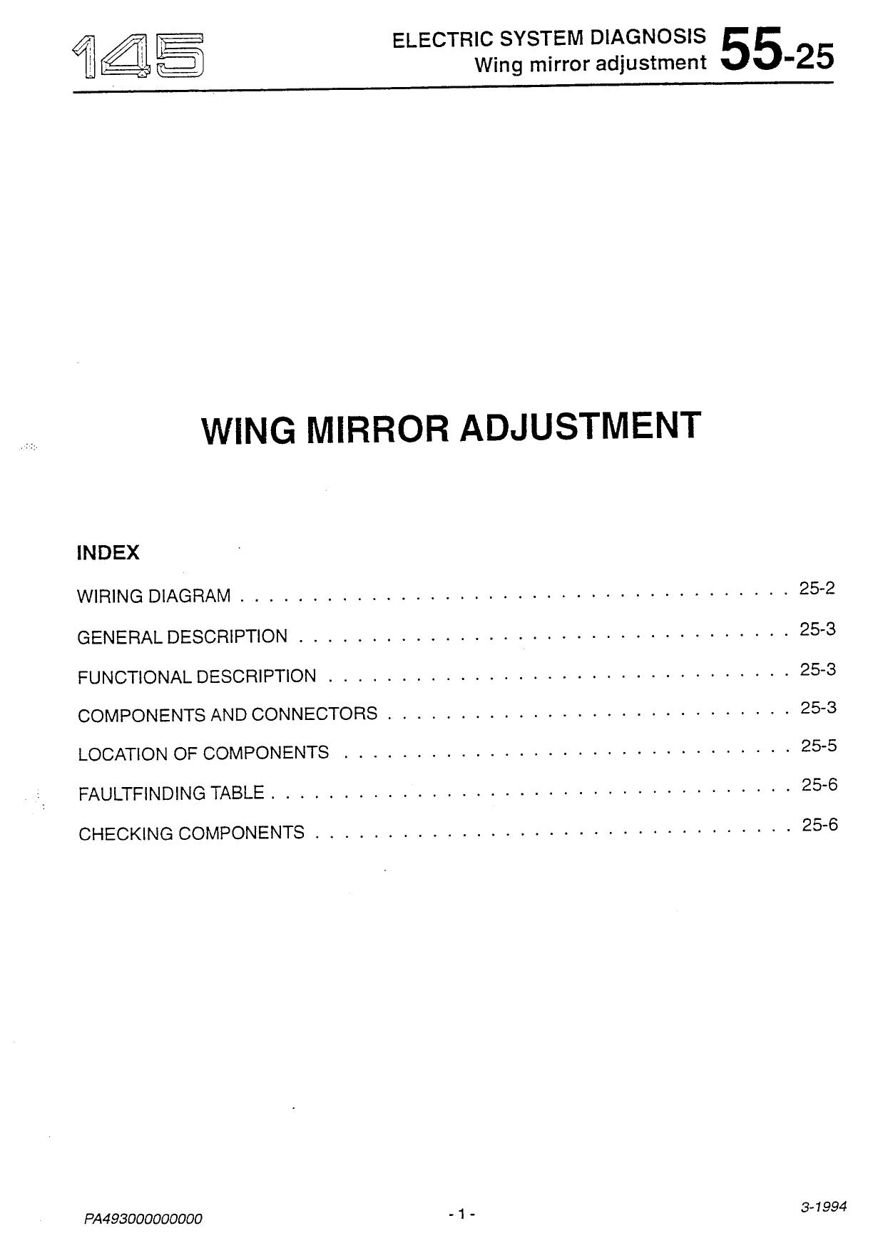 Wing Mirror Adjustment by ADAM CARTER