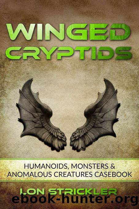 Winged Cryptids: Humanoids, Monsters & Anomalous Creatures Casebook by Lon Strickler