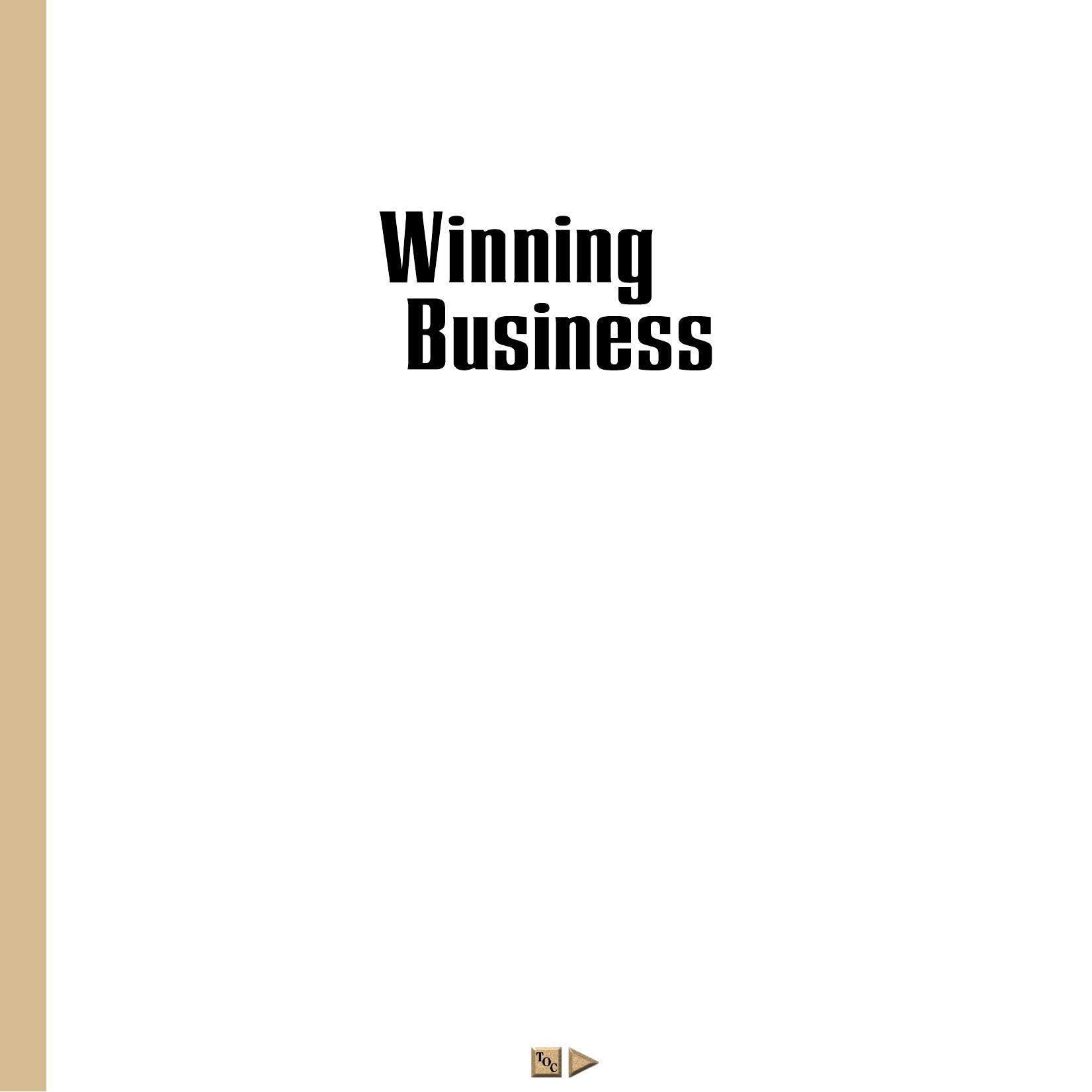 Winning Business : How to Use Financial Analysis and Benchmarks to Outscore Your Competition by Rich Gildersleeve
