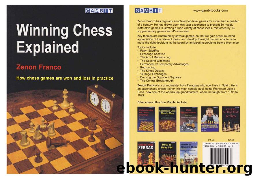 Winning Chess Explained (Franco) by Unknown
