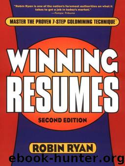 Winning Resumes (Career Coach) by Ryan Robin