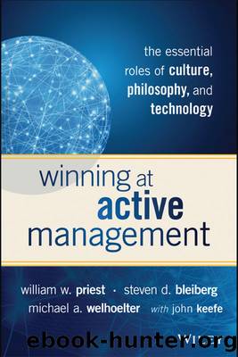 Winning at Active Management: The Essential Roles of Culture, Philosophy, and Technology by Priest William W. & Bleiberg Steven D. & Welhoelter Michael A