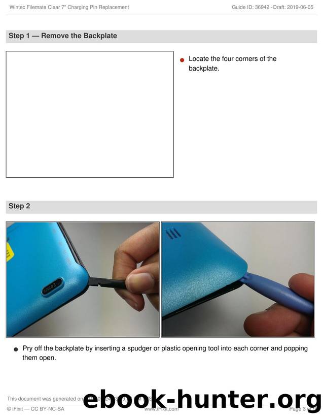 Wintec Filemate Clear 7 Charging Pin Replacement by Unknown