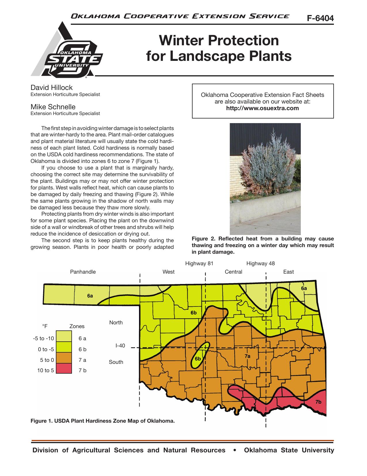 Winter Protection for Landscape Plants by Unknown