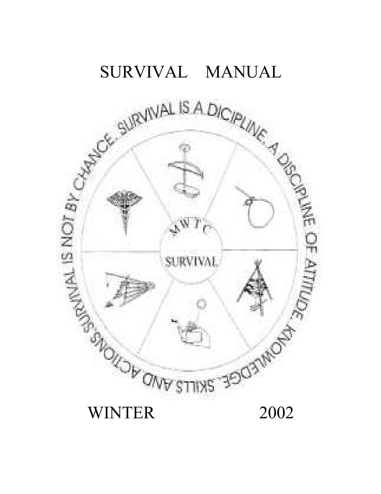 Winter Survival Course Handbook by United States Marine Corps