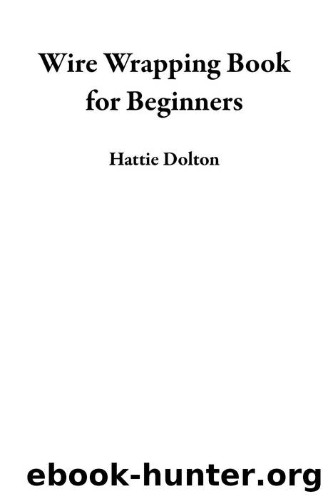 Wire Wrapping Book for Beginners by dolton hattie