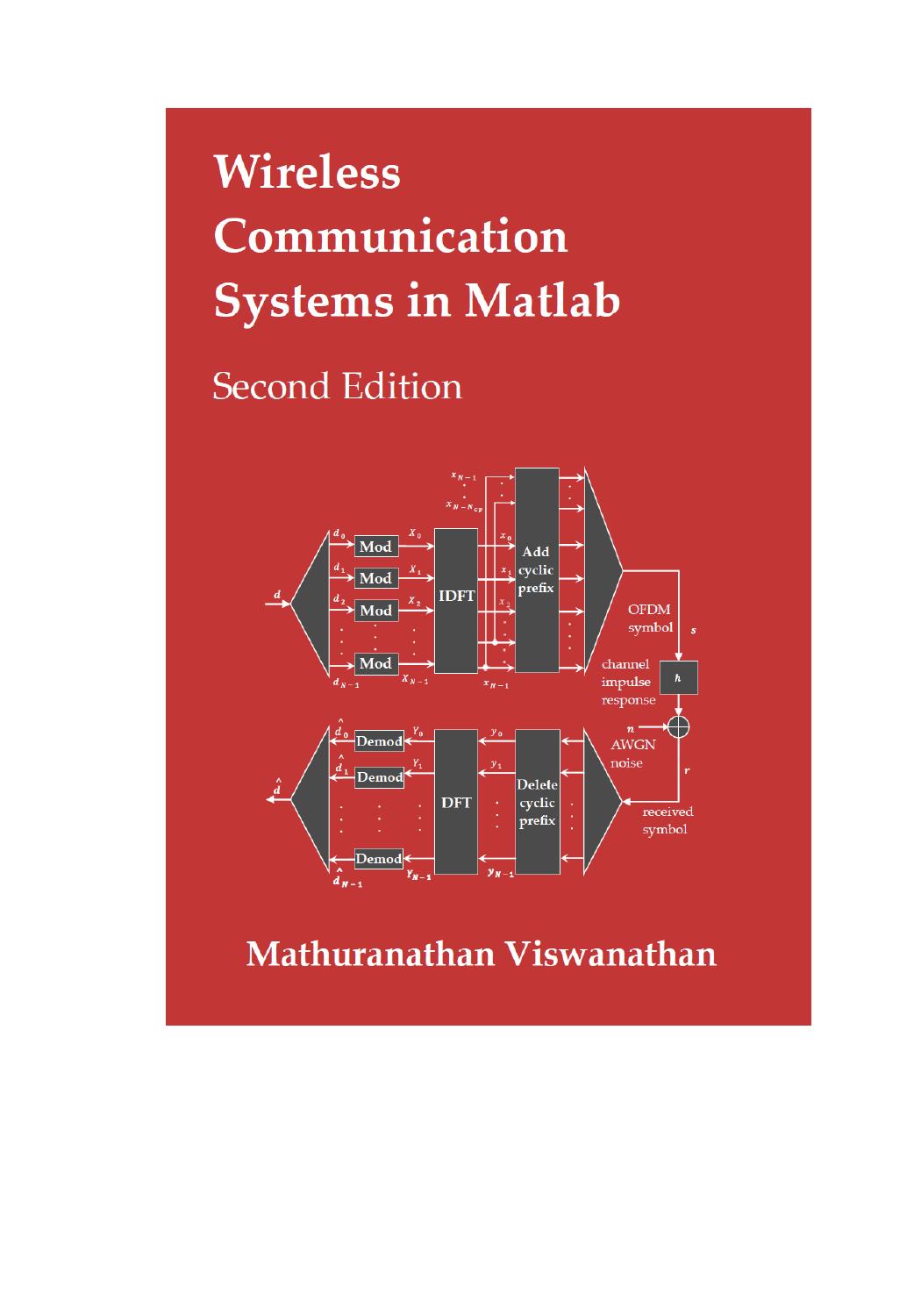 Wireless Communication Systems in MATLAB by Mathuranathan Viswanathan