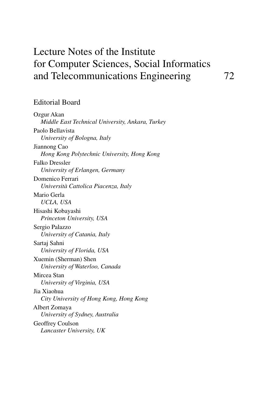 Wireless Communications and Applications: First International Conference, ICWCA 2011, Sanya, China, August 1-3, 2011, Revised Selected Papers by unknow