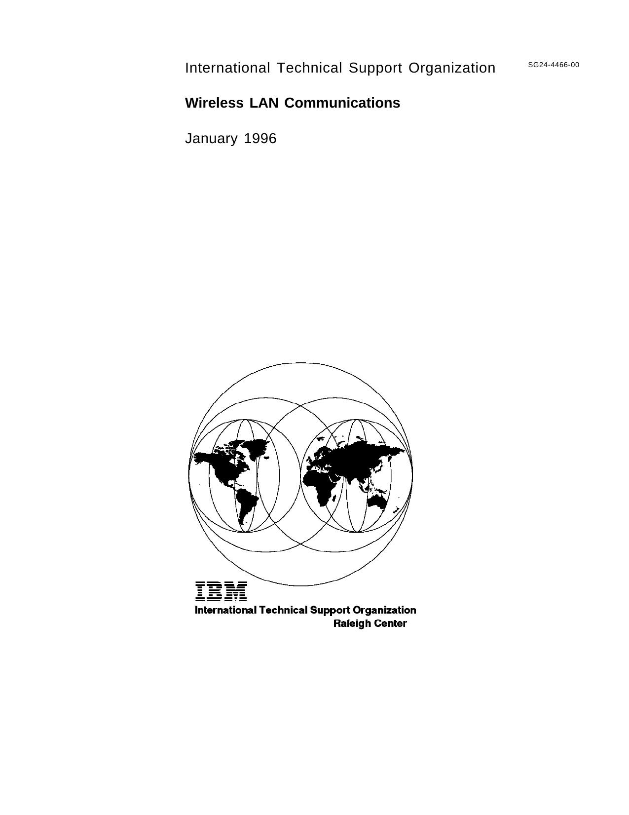 Wireless Lan Communications by IBM Redbooks