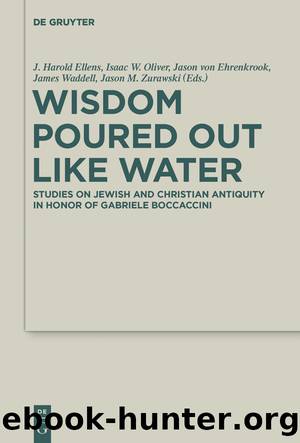 Wisdom Poured Out Like Water by Walter de Gruyter