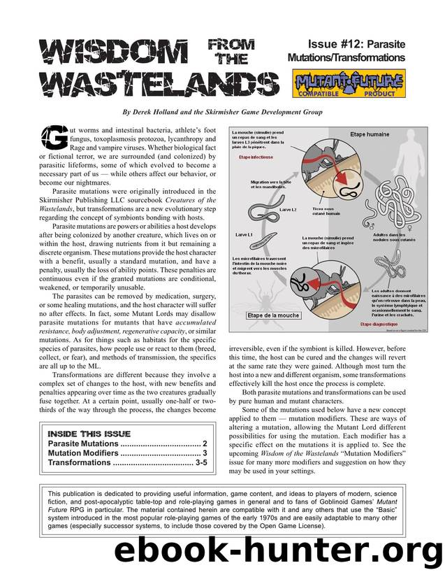 Wisdom from the Wastelands #12 Parasite Mutations-Transformations by Unknown