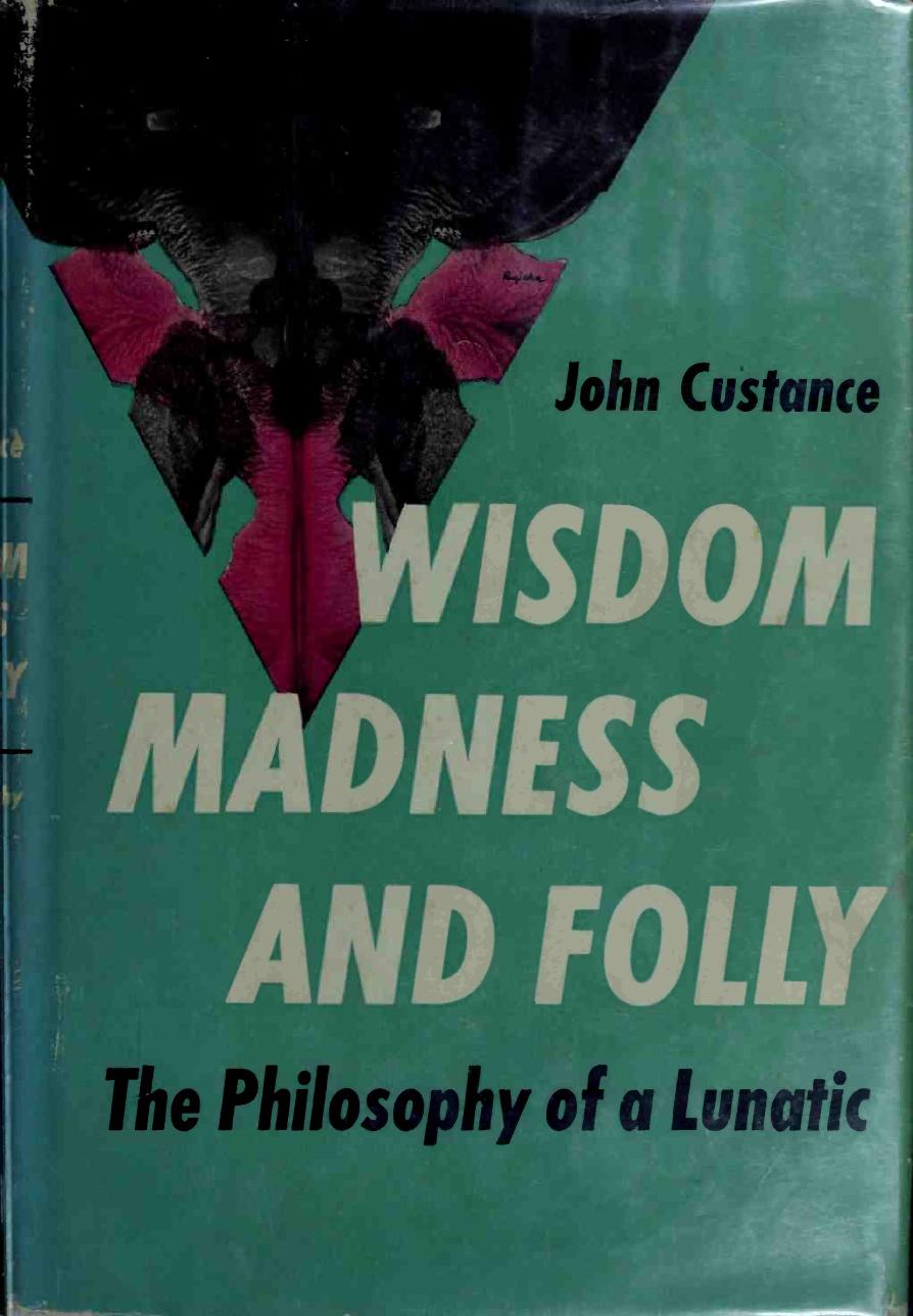 Wisdom, Madness and Folly: the Philosophy of a Lunatic by John Custance