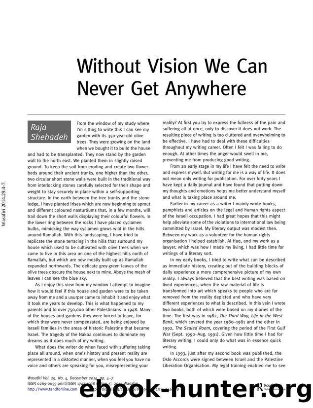 Without Vision We Can Never Get Anywhere by Without Vision We Can Never Get Anywhere (2014)