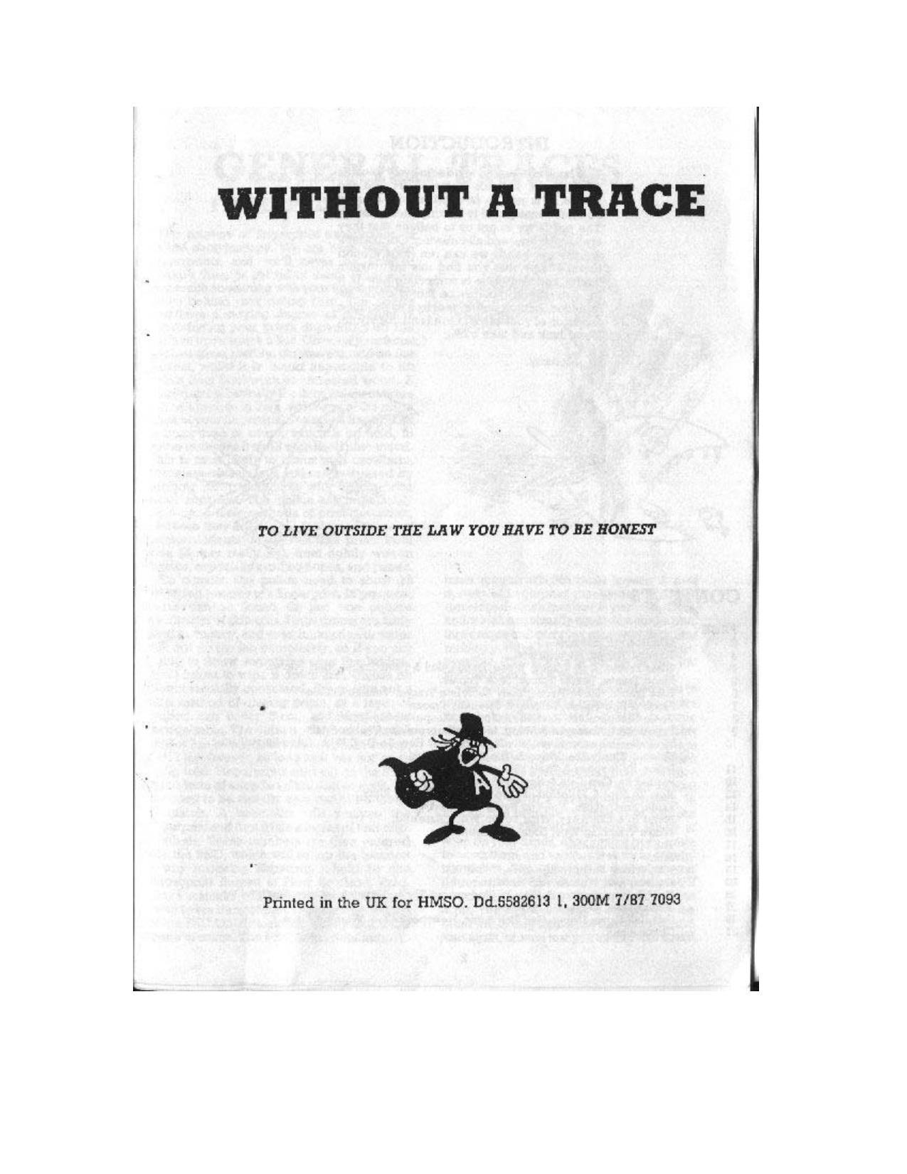 Without a Trace- Commonsense Guide to Forensic Science by Administrator