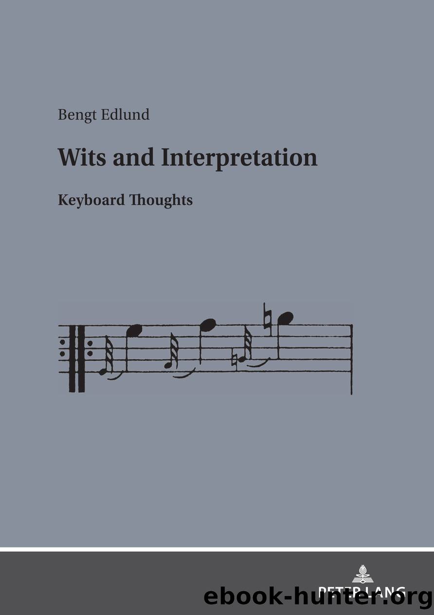Wits and Interpretation: Keyboard Thoughts by Edlund Bengt