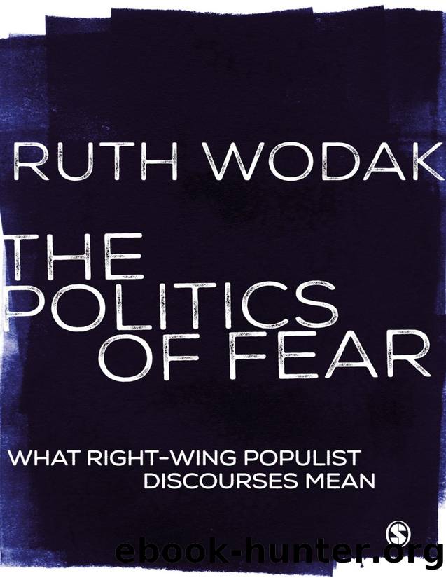 Wodak. The Politics of Fear. by Ruth Wodak