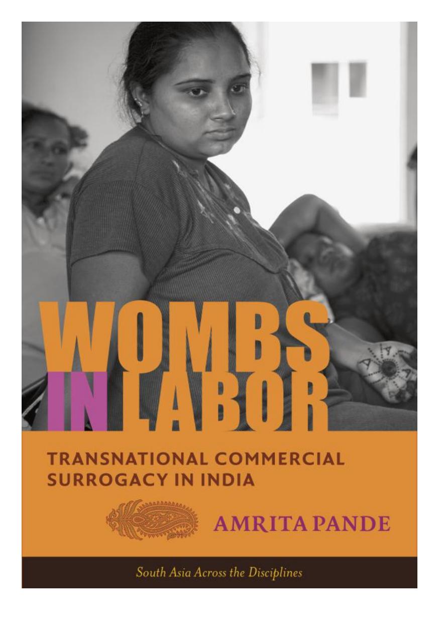 Wombs in Labor: Transnational Commercial Surrogacy in India by Amrita Pandie