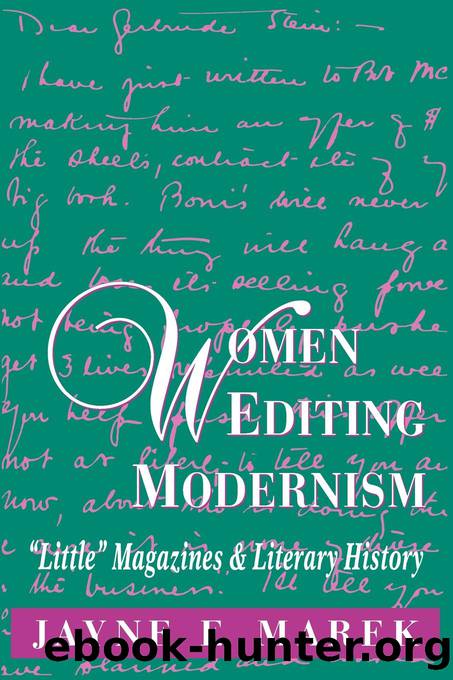 Women Editing Modernism by Marek Jayne;