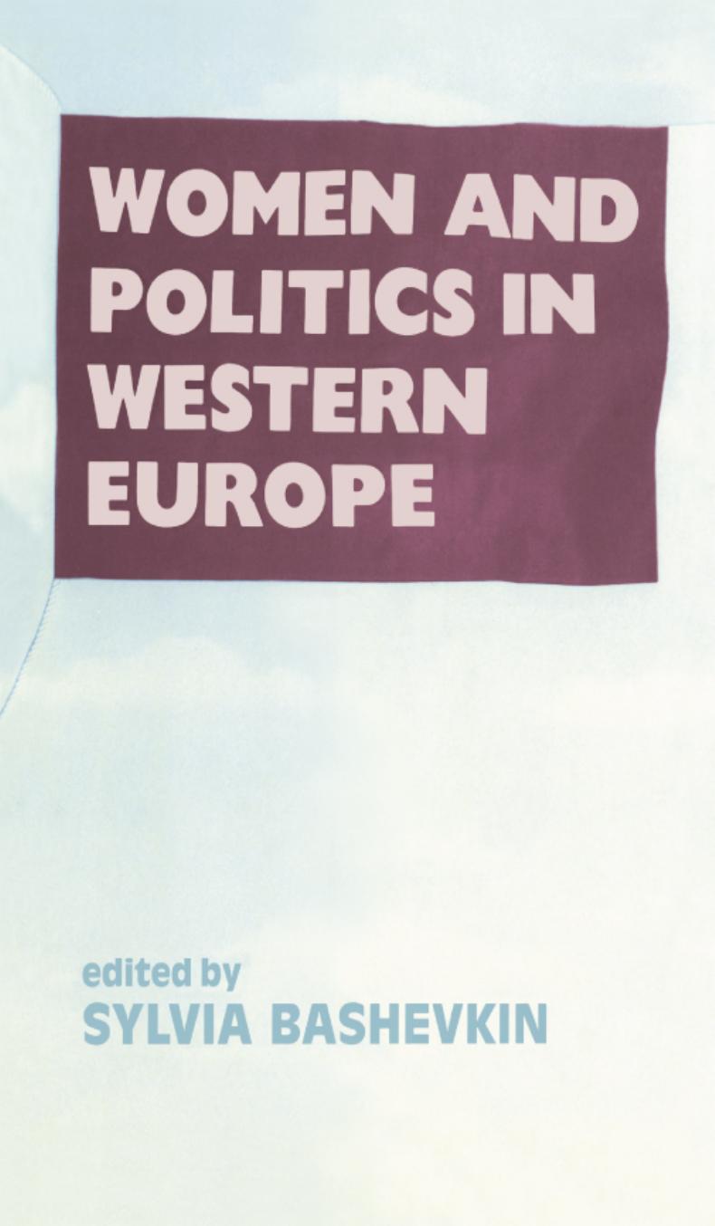 Women and Politics in Western by Sylvia B Bashevkin