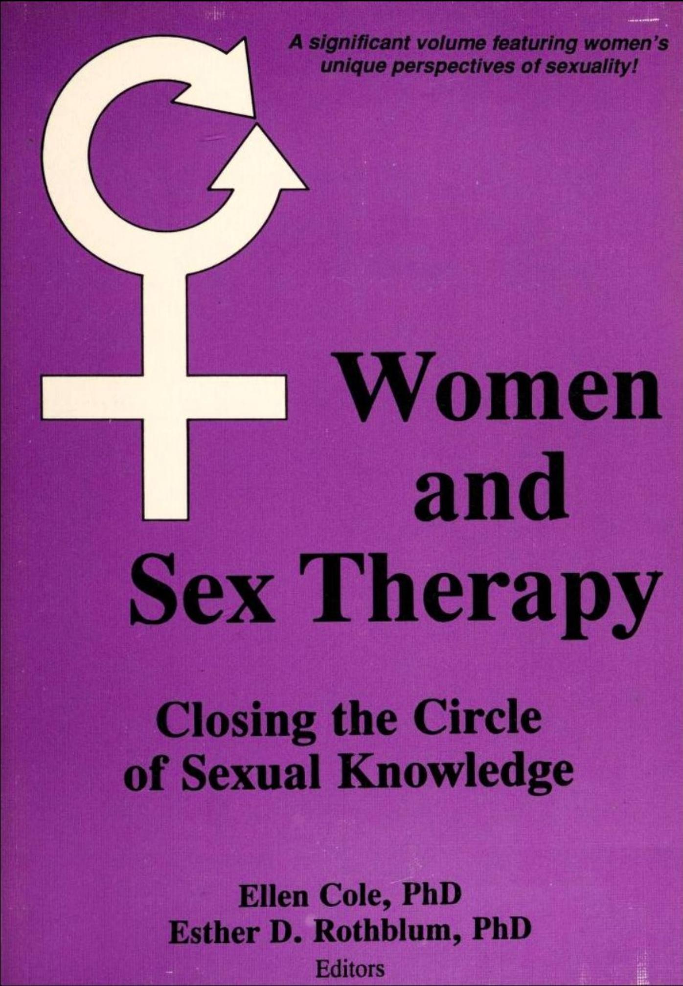 Women and Sex Therapy by Closing the Circle of Sexual Knowledge