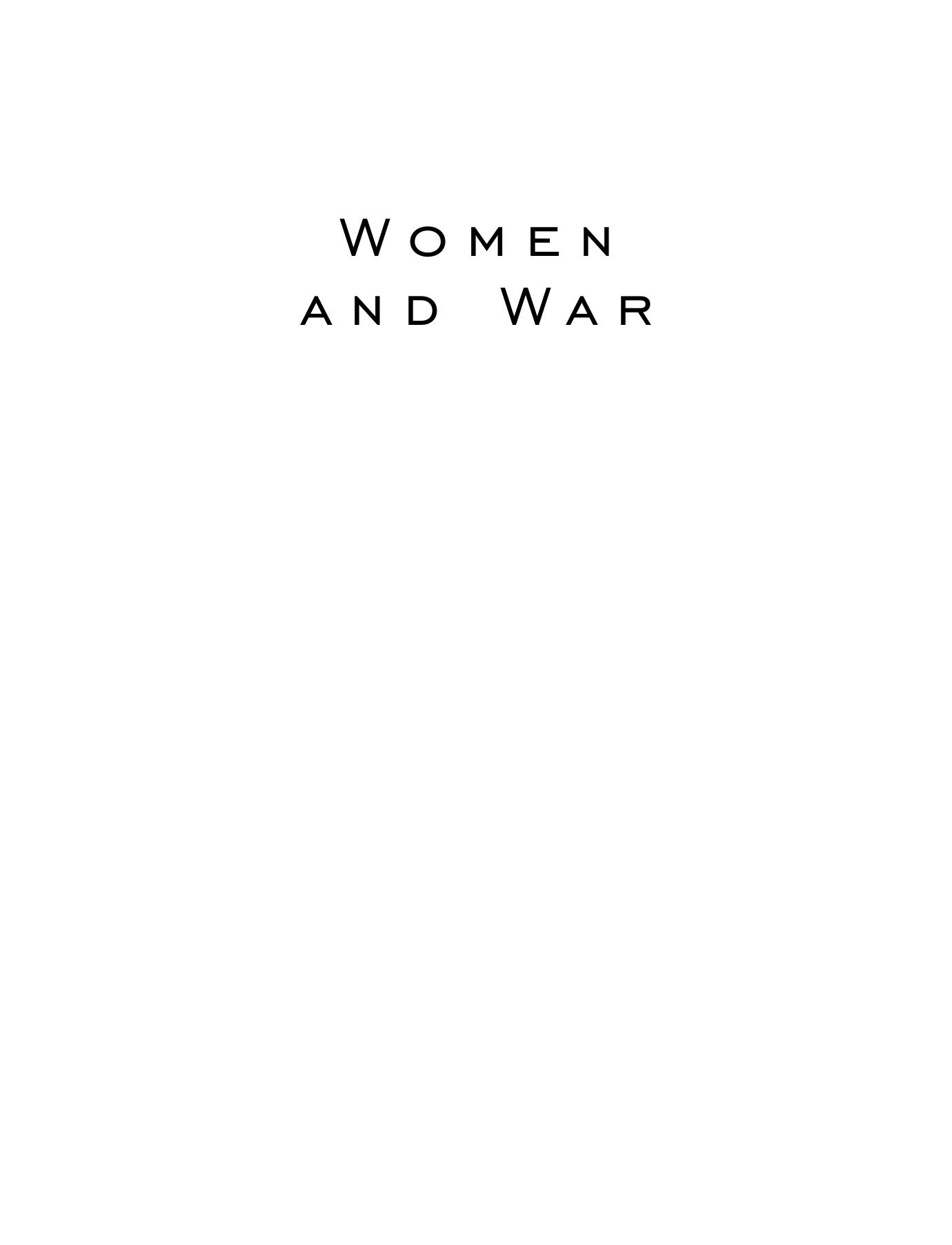 Women and War: A Historical Encyclopedia from Antiquity to the Present, Vol. 2(Repost) by Bernard A. Cook