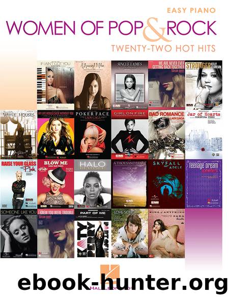 Women of Pop & Rock Songbook by Hal Leonard Corp
