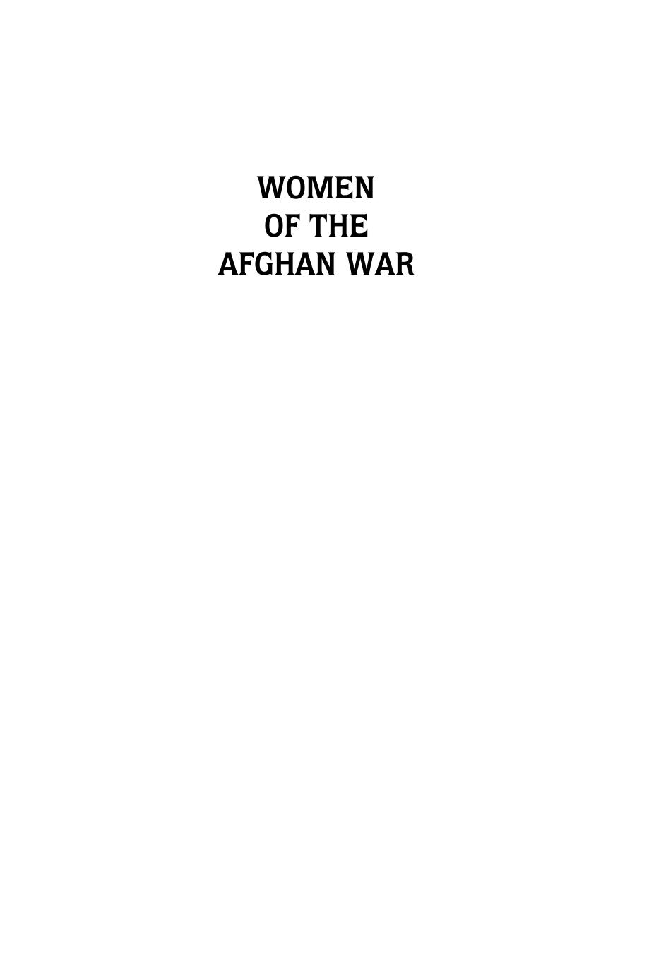 Women of the Afghan War by Deborah Ellis
